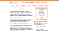 Desktop Screenshot of bushparkcampingresort.com